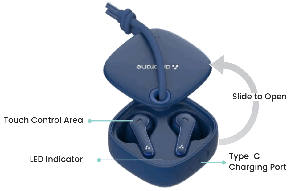 ambrane Dots Dew Euphoric Sound True Wireless Earphone - 1