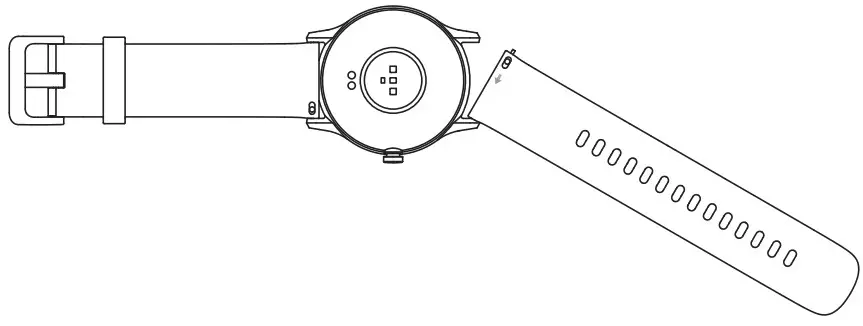 SOUNDPEATS Watch2 Smart Watch - Remove Install the strap