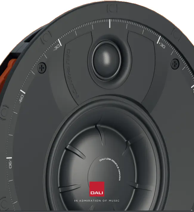 DALI K-60 LP In-Ceiling Speaker with Angled Tweeter fig 1