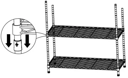 kogan OVCARLSBKTA Ovela Carlsbad Kitchen Shelving Unit -step 2