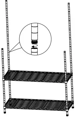 kogan OVCARLSBKTA Ovela Carlsbad Kitchen Shelving Unit -step 4