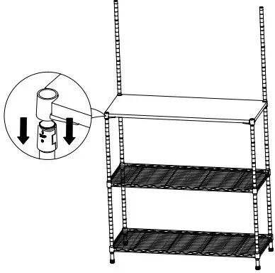 kogan OVCARLSBKTA Ovela Carlsbad Kitchen Shelving Unit -step 5
