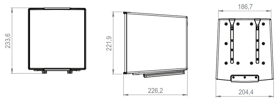 LD Systems LDMAILASAT Maila SAT Passive Array Satellite Speaker - DIMENSIONS