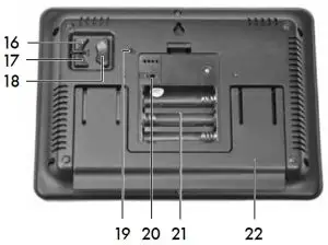 FIG 4 BACK OF DISPLAY UNIT