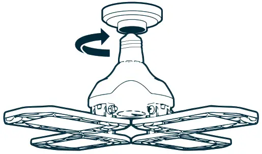 NEBO High Bright 9000 Lumen LED Garage Light - 1