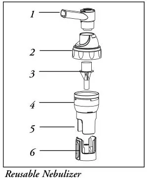 DEVILBISS 5650D Pulmo-Aide Compressor Nebulizer - Reusable Nebulizer