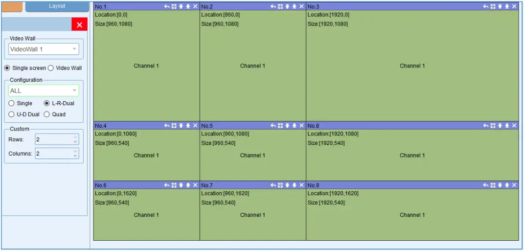 SEADA SWMicro Video Wall Controller - fig 10