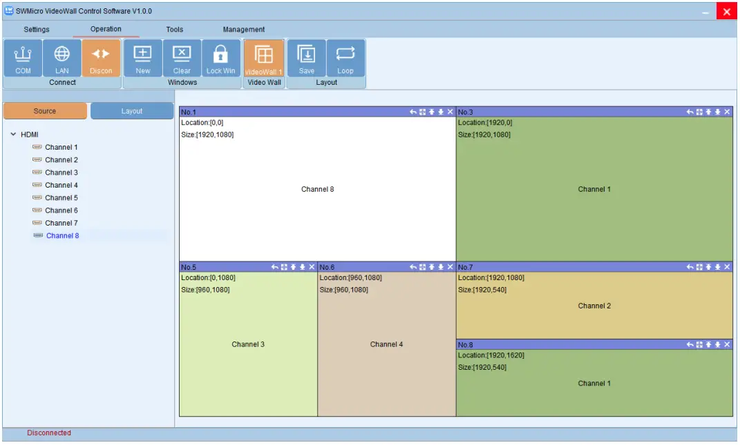 SEADA SWMicro Video Wall Controller - fig 5