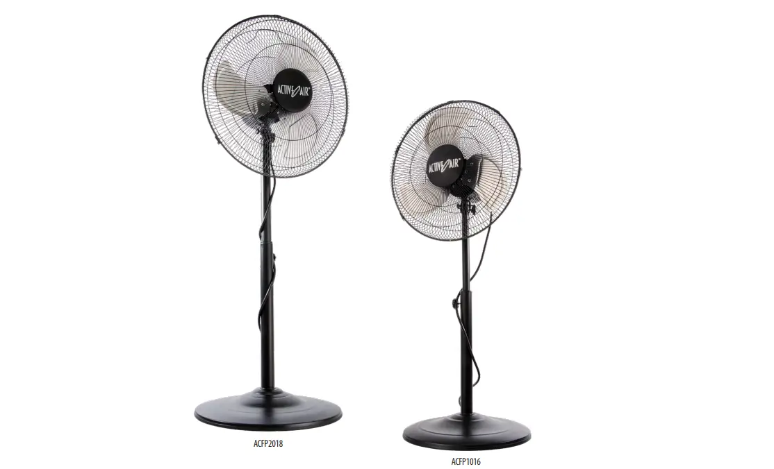 Active Air B2288735 16 Inch Oscillating Pedestal Fan User Manual Active Air B2288735 16 Inch Oscillating Pedestal Fan User Manual