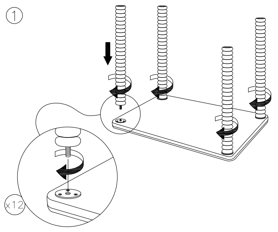 ASHLEY A4000355 Caitworth Accent Table-fig1