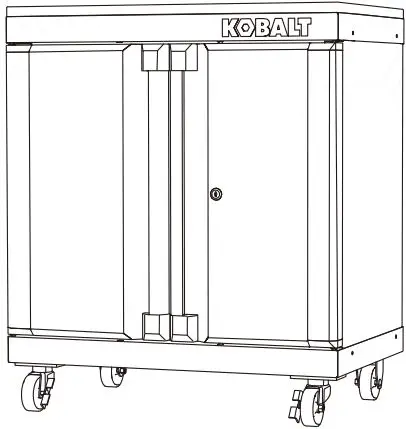 KOBALT 19002 28-In 2-Door Base Cabinet-FIG1