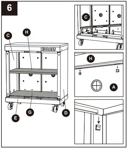 KOBALT 19002 28-In 2-Door Base Cabinet-FIG11
