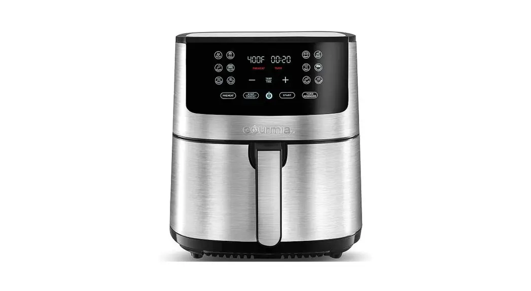 Gourmia 8qt Stainless Steel Digital Air Fryer Gaf838 User Manual