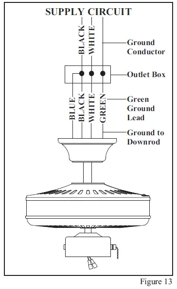 Hampton Bay CF-004 52 in ceiling fan fig-13