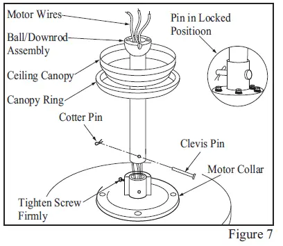 Hampton Bay CF-004 52 in ceiling fan fig-9