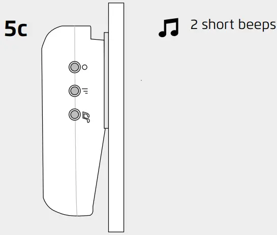 Connecting transmitter(s) to the doorbell