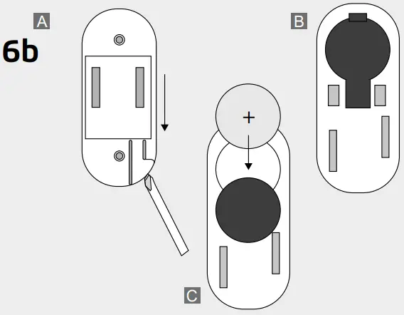 Securing push button with screws
