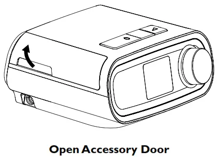 PHILIPS Respironics DreamStation Cellular Modem - Open Accessory Door