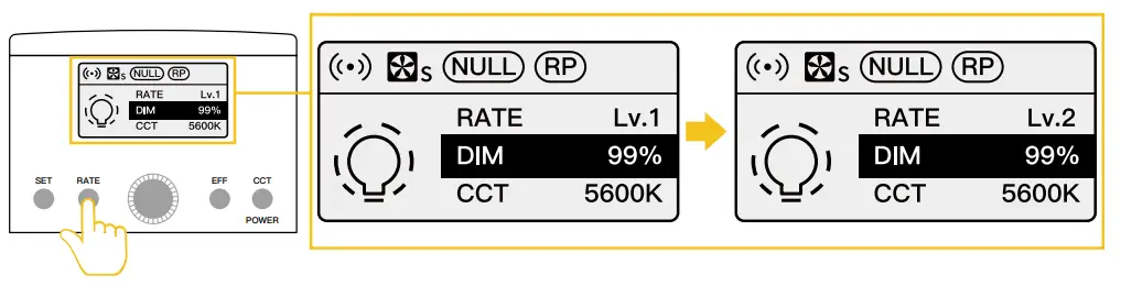 COLBOR CL100 M LED Video Light - Brightness 2