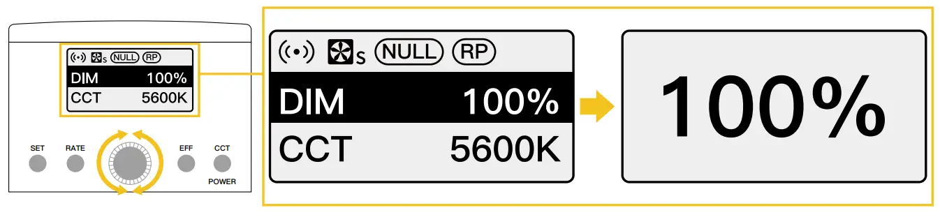 COLBOR CL100 M LED Video Light - Brightness