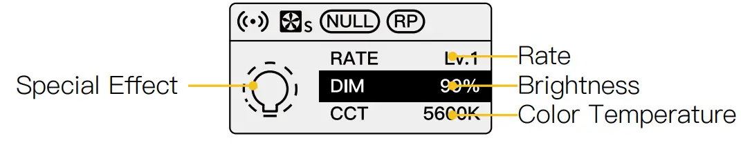 COLBOR CL100 M LED Video Light - EFF Mode