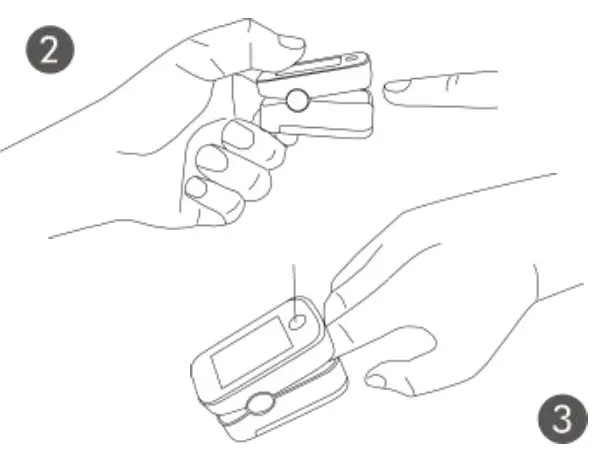 AGPTEK YM101 Fingertip Pulse Oximeter -Install batteries