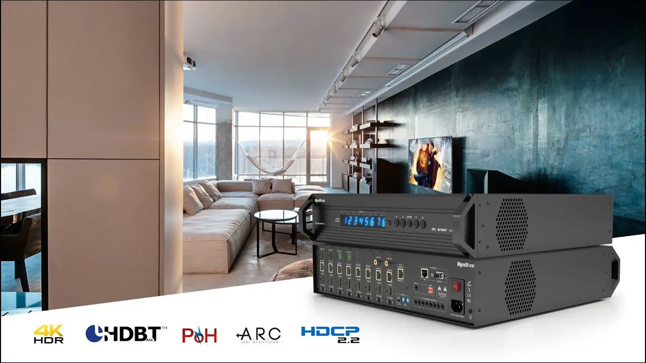 Wyrestorm Mx-1010-h2xc Custom 4k Hdr Video Matrix With Audio Matrix & Dsp User Guide