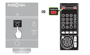 INSIGNIA NS-R2001 AM/FM Stereo Receiver Quick Setup Guide
