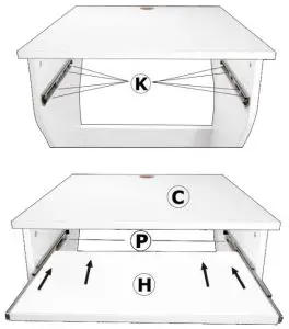 Thomann 506559 FPY Studio Podcast Desk- Scope of delivery 2