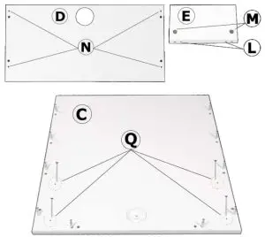 Thomann 506559 FPY Studio Podcast Desk- Scope of delivery 5