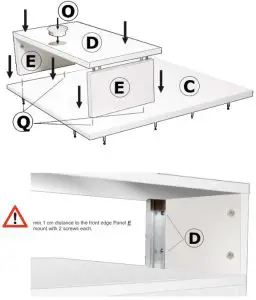 Thomann 506559 FPY Studio Podcast Desk- Scope of delivery 6