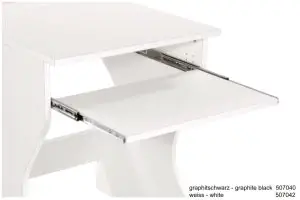 Thomann 506559 FPY Studio Podcast Desk- assembly optional pull out shelf