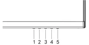 acer E12 Series EI342CKR FreeSync Curved-Controls