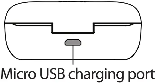 TB200 Buttonless True Wireless Stereo Earbuds with Charging Case - Charging case 2