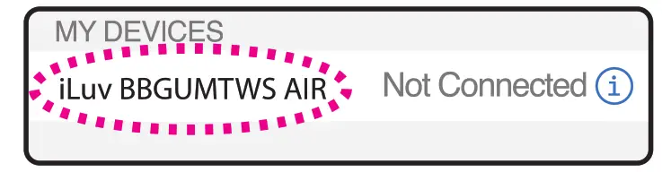 TB200 Buttonless True Wireless Stereo Earbuds with Charging Case - Scan for and select