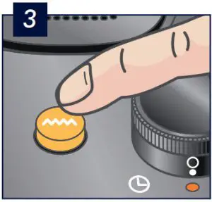 DeLonghi FH2133 Rapid Crisp Air Fryer - RAPID CRISP AIR FRYER OPERATION 3