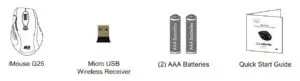 Adesso iMouse G25 Contents
