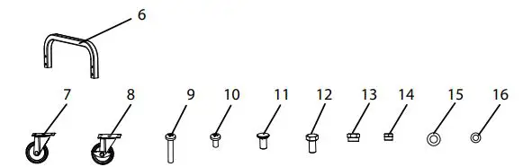 U S GENERAL 30 Service Cart fig7