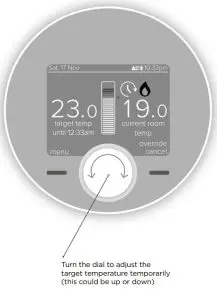 ideal HEATING 222142 Halo Combi Wi Fi-OVERRIDE