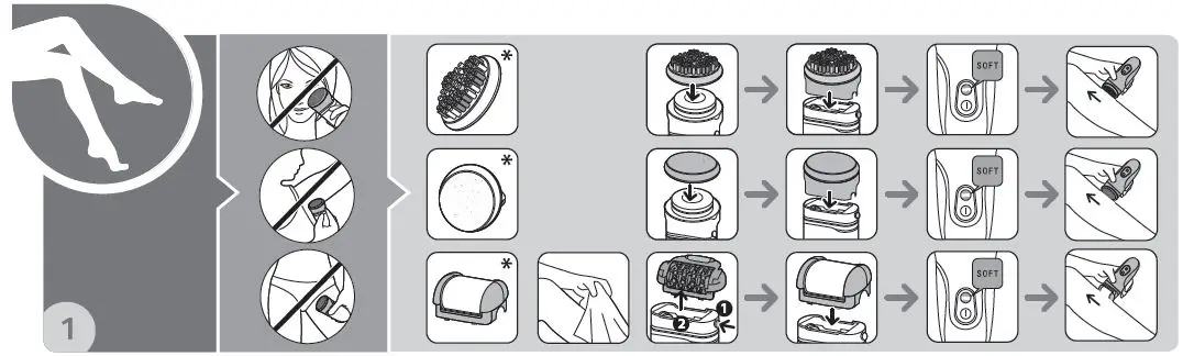 Rowenta EP4930FO Wet and Dry Aquasoft Trimmer fig1