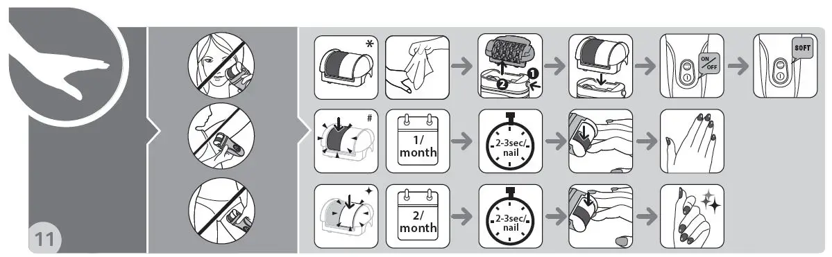 Rowenta EP4930FO Wet and Dry Aquasoft Trimmer fig11
