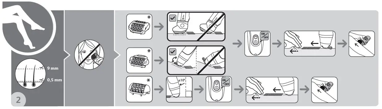 Rowenta EP4930FO Wet and Dry Aquasoft Trimmer fig2