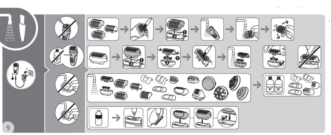 Rowenta EP4930FO Wet and Dry Aquasoft Trimmer fig9