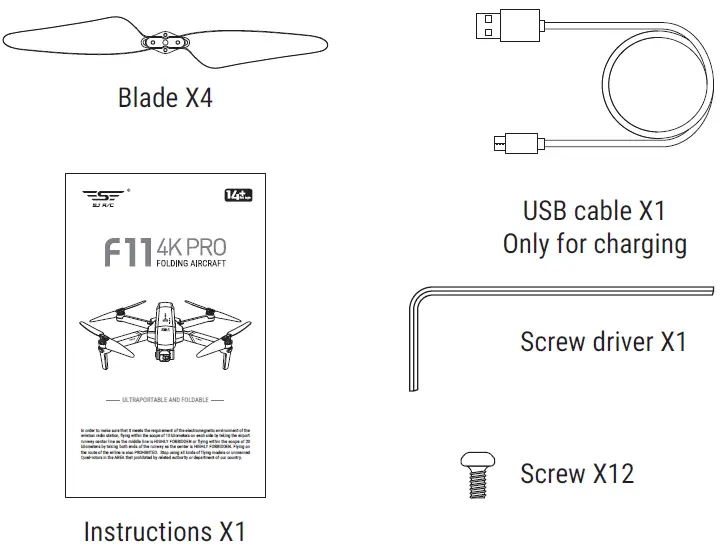 SJRC F11 4K Pro Folding Aircraft fig 16