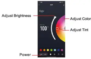 Vibe FB BAPP Color Changing Light Bulb - app 5