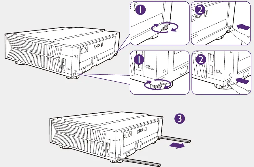 BenQ V7000i Laser TV Projector FIG 11