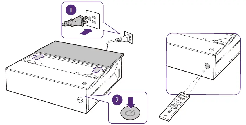 BenQ V7000i Laser TV Projector FIG 13