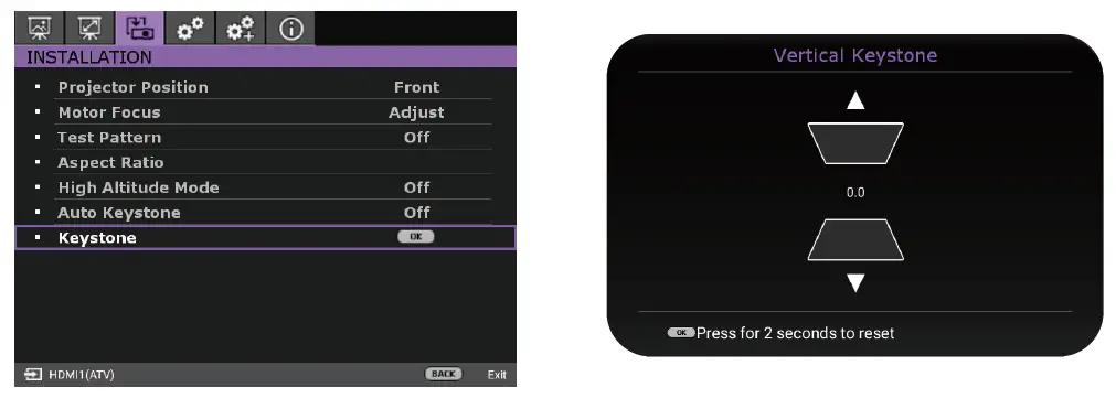 BenQ V7000i Laser TV Projector FIG 20