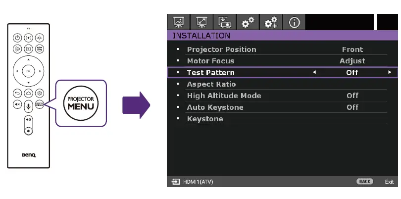 BenQ V7000i Laser TV Projector FIG 26