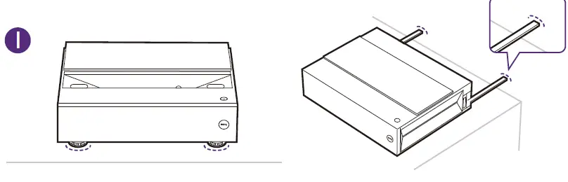 BenQ V7000i Laser TV Projector FIG 27